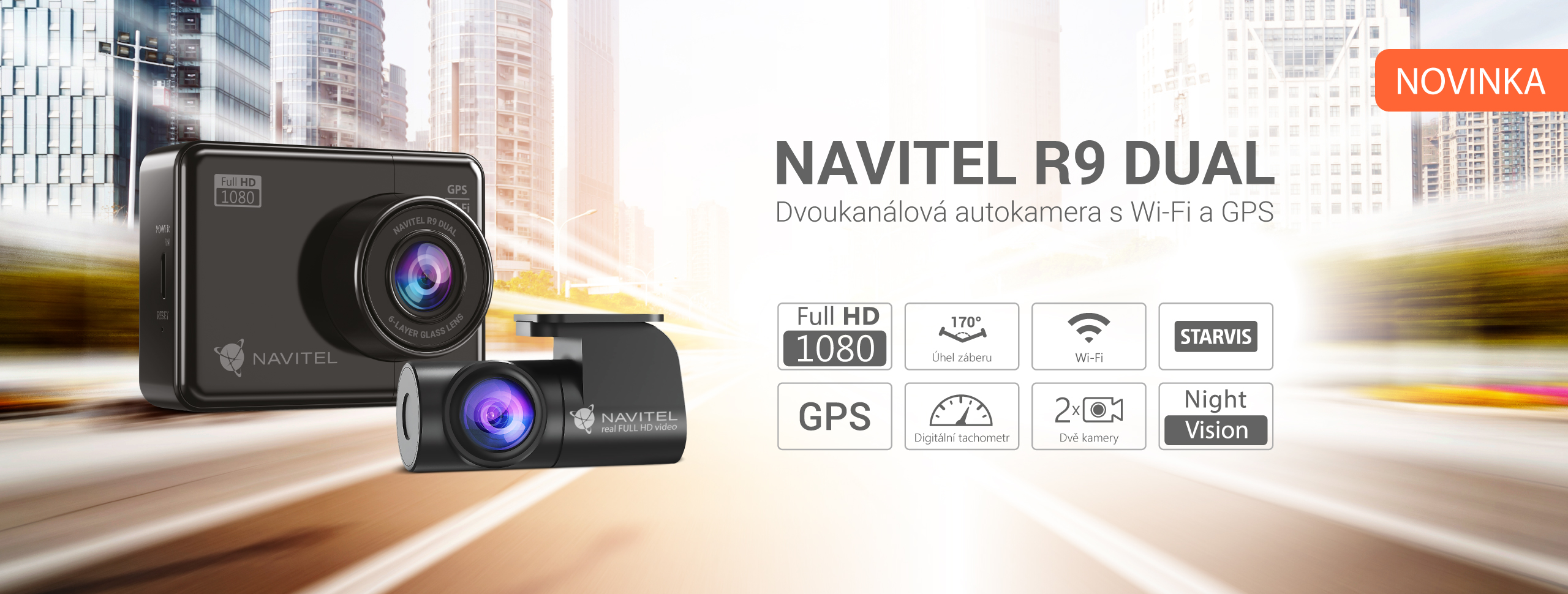 NAVITEL představuje nový model DVR na trhu - NAVITEL R9 DUAL