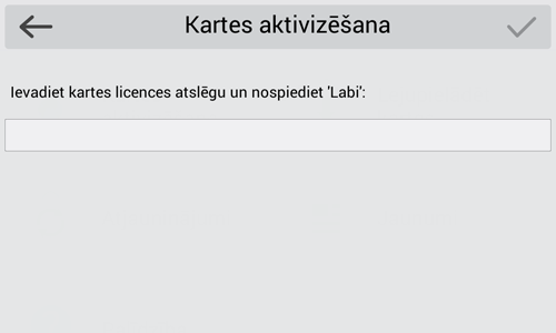 Activation of additional maps 02