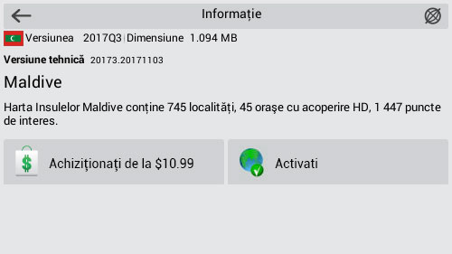 Activation of additional maps 01