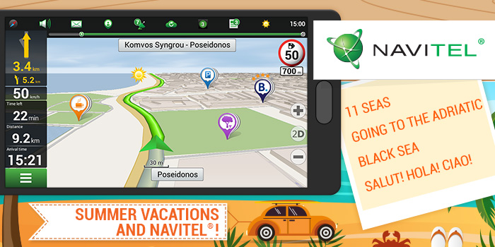 Special NAVITEL® map packages for your summer vacation