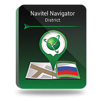 Navitel Navigator. Föderaler Bereich von Russland