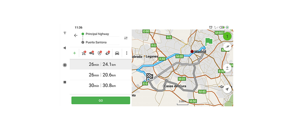 Navitel Navigator. Mexico
