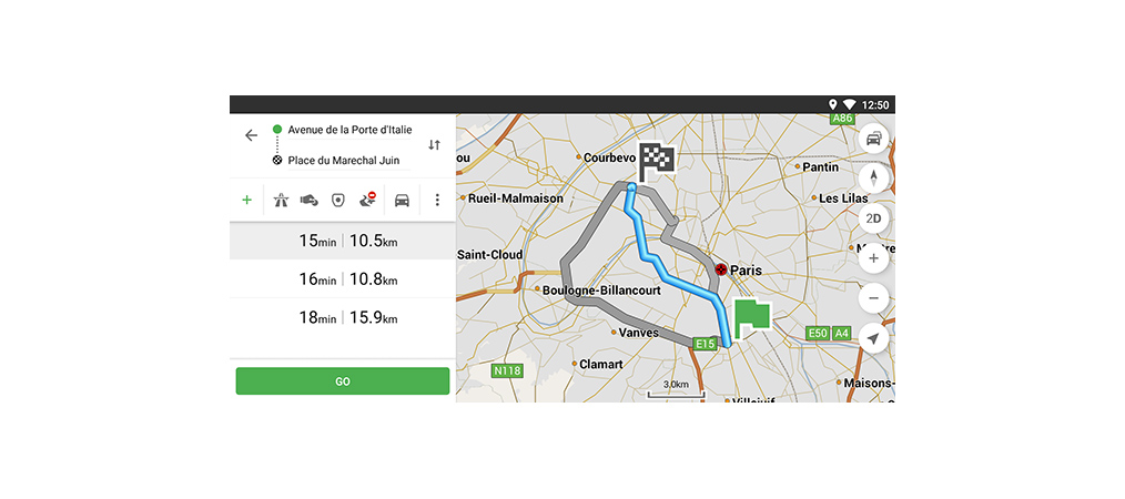 Navitel Navigator. Turquie