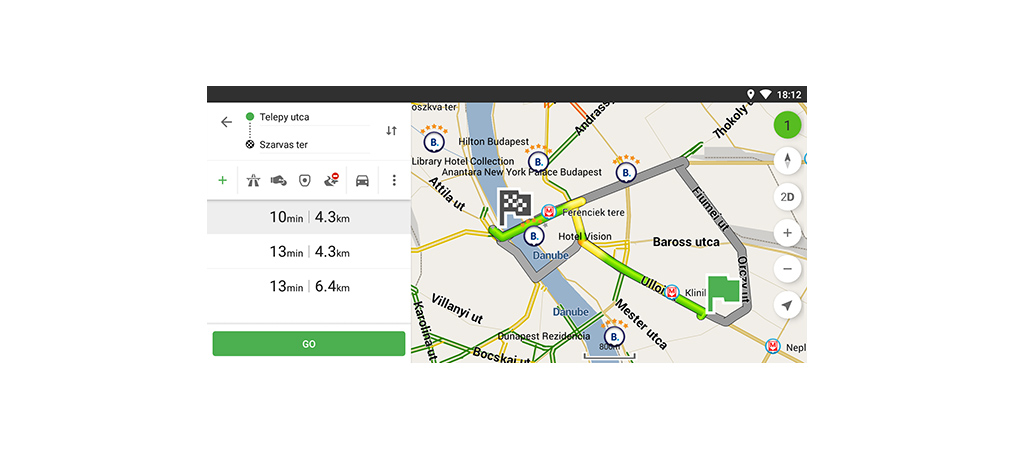 Navitel Navigator. Skandinávia