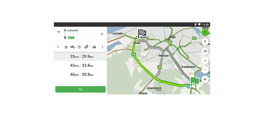 Navitel Navigator. Dānija, Somija, Islande, Norvēģija, Zviedrija