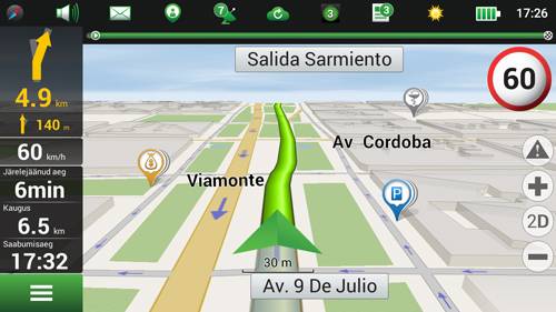 Navitel Navigator. Argentina