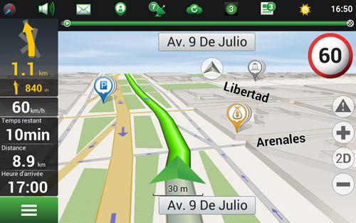 Navitel Navigator. Argentine