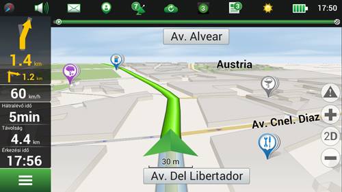 Navitel Navigator. Argentína