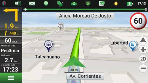 Navitel Navigator. Argentina