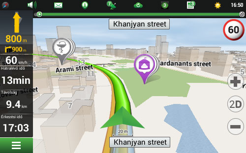 Navitel Navigator. Örményország