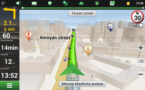 Navitel Navigator. Armenia