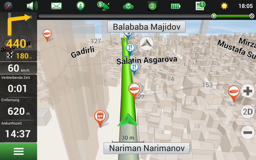 Navitel Navigator. Aserbaidschan