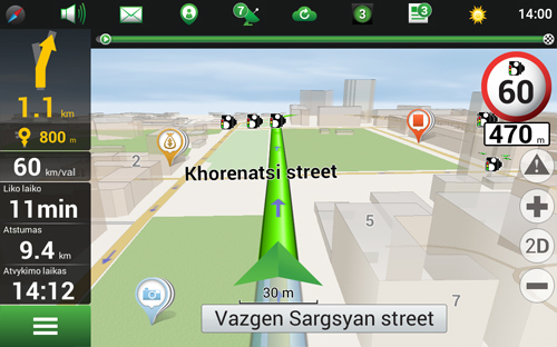 Navitel Navigator. Azerbaidžanas