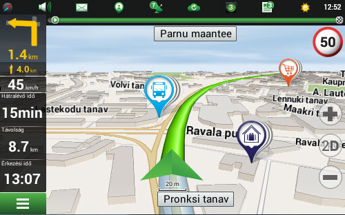 Navitel Navigator. Litvánia, Lettország, Észtország