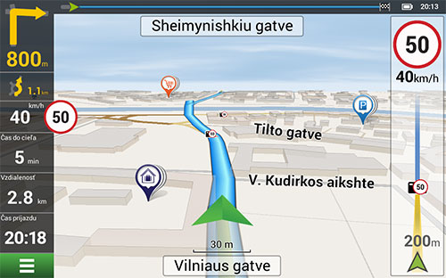 Navitel Navigator. Litva, Lotyšsko, Estónsko