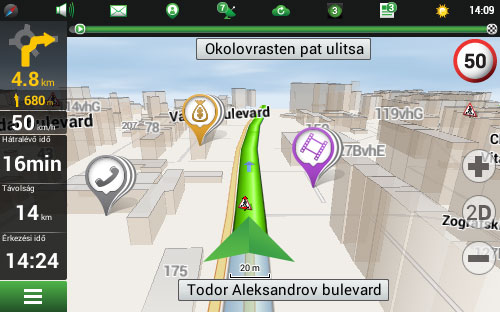 Navitel Navigator. Bulgária