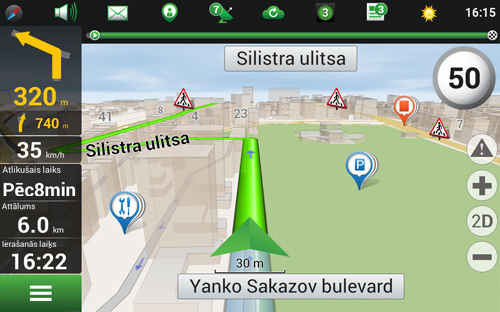 Navitel Navigator. Bulgārija