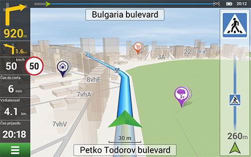 Navitel Navigator. Bulharsko