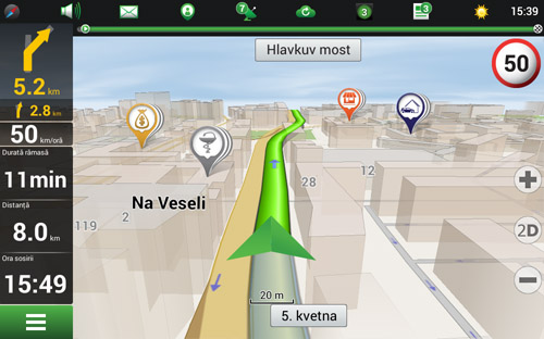 Navitel Navigator. Republica Cehă, Slovacia