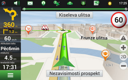 Navitel Navigator. Austrumeiropā