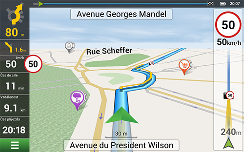 Navitel Navigator. Francie, Monako