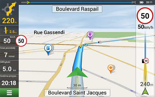 Navitel Navigator. Francja, Monaco