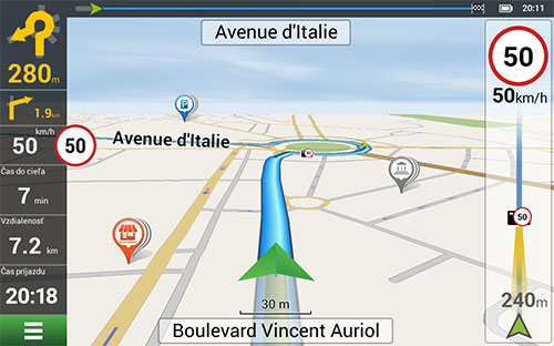 Navitel Navigator. Francúzsko, Monako