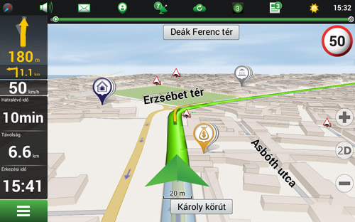 Navitel Navigator. Magyarország, Románia, Moldova