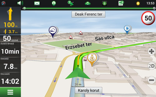 Navitel Navigator. Ungaria, România, Moldova