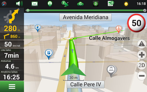 Navitel Navigator. Ispanija, Portugalija, Gibraltaras, Andora