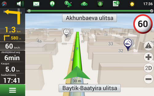 Navitel Navigator. Kõrgõzstan