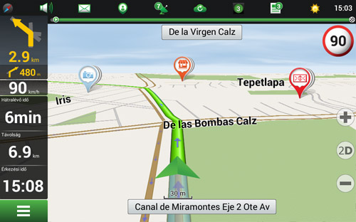 Navitel Navigator. Mexikó