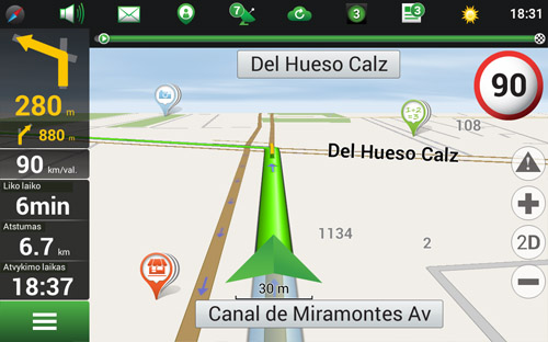 Navitel Navigator. Meksika