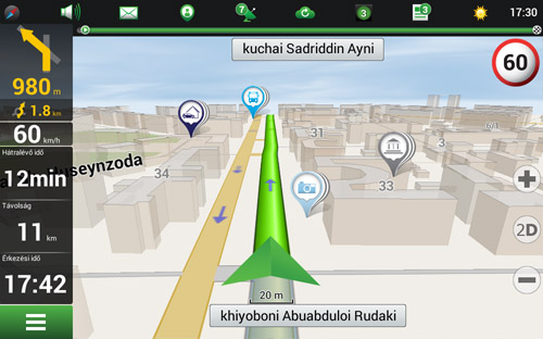 Navitel Navigator. Tádzsikisztán