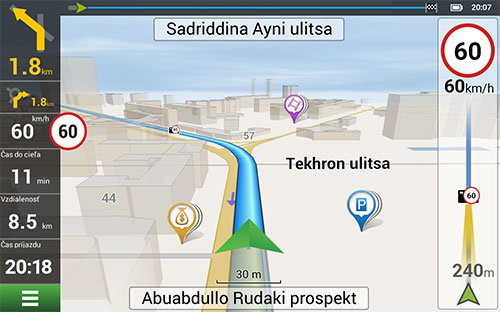 Navitel Navigator. Tadžikistan