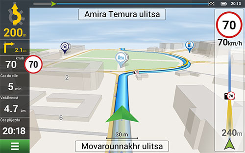 Navitel Navigator. Uzbekistán