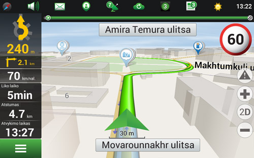 Navitel Navigator. Uzbekistanas