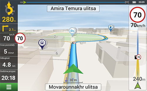 Navitel Navigator. Uzbekistan