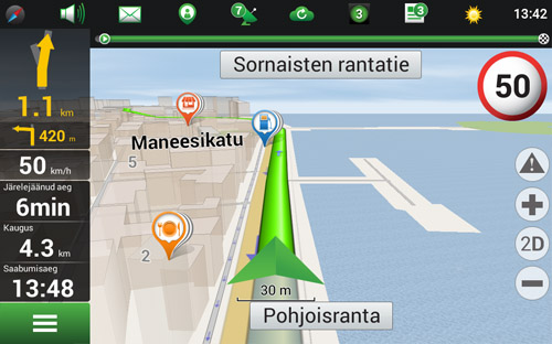 Navitel Navigator. Lääne Euroopas
